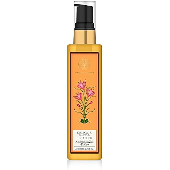 KASHMIRI SAFFRON AND NEEM DELICATE FACIAL CLEANSER, 200ML
